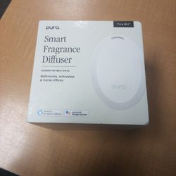 Pura Mini Smart Fragrance Diffuser for Small Spaces Adjustable Smart Home Device with LED Light & Automatic Vial Detection - Includes 1 Scent Refill; 