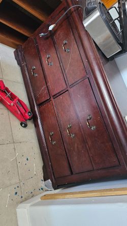 Cherry wood dresser