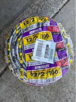 Southwire 100 ft. 12-Gauge/2-Gauge Solid CU MC (Metal Clad) Armorlite Cable for sale