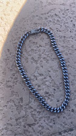Silver Cuban Link Chain Necklace