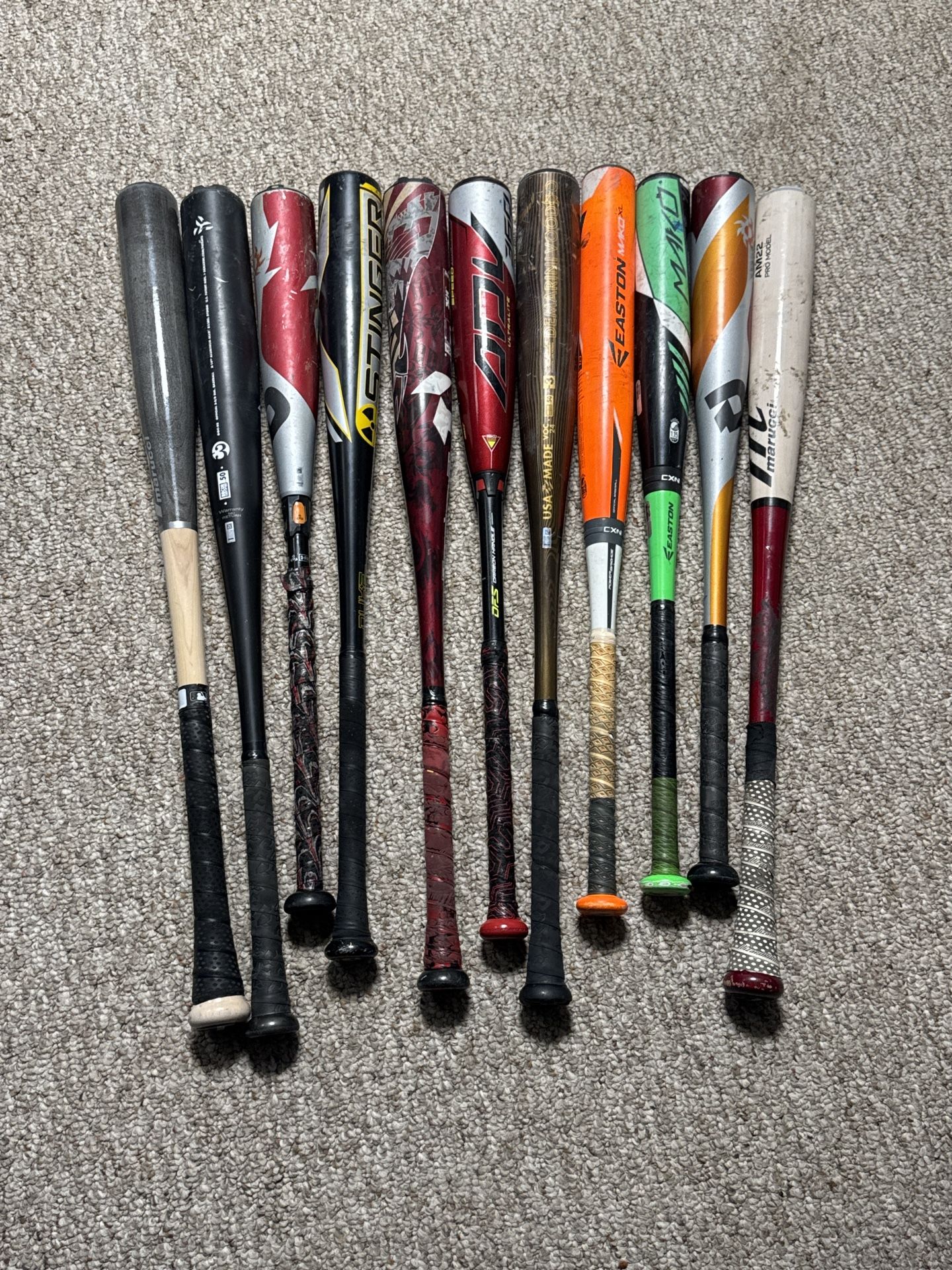 11 Baseball Bats For Sale