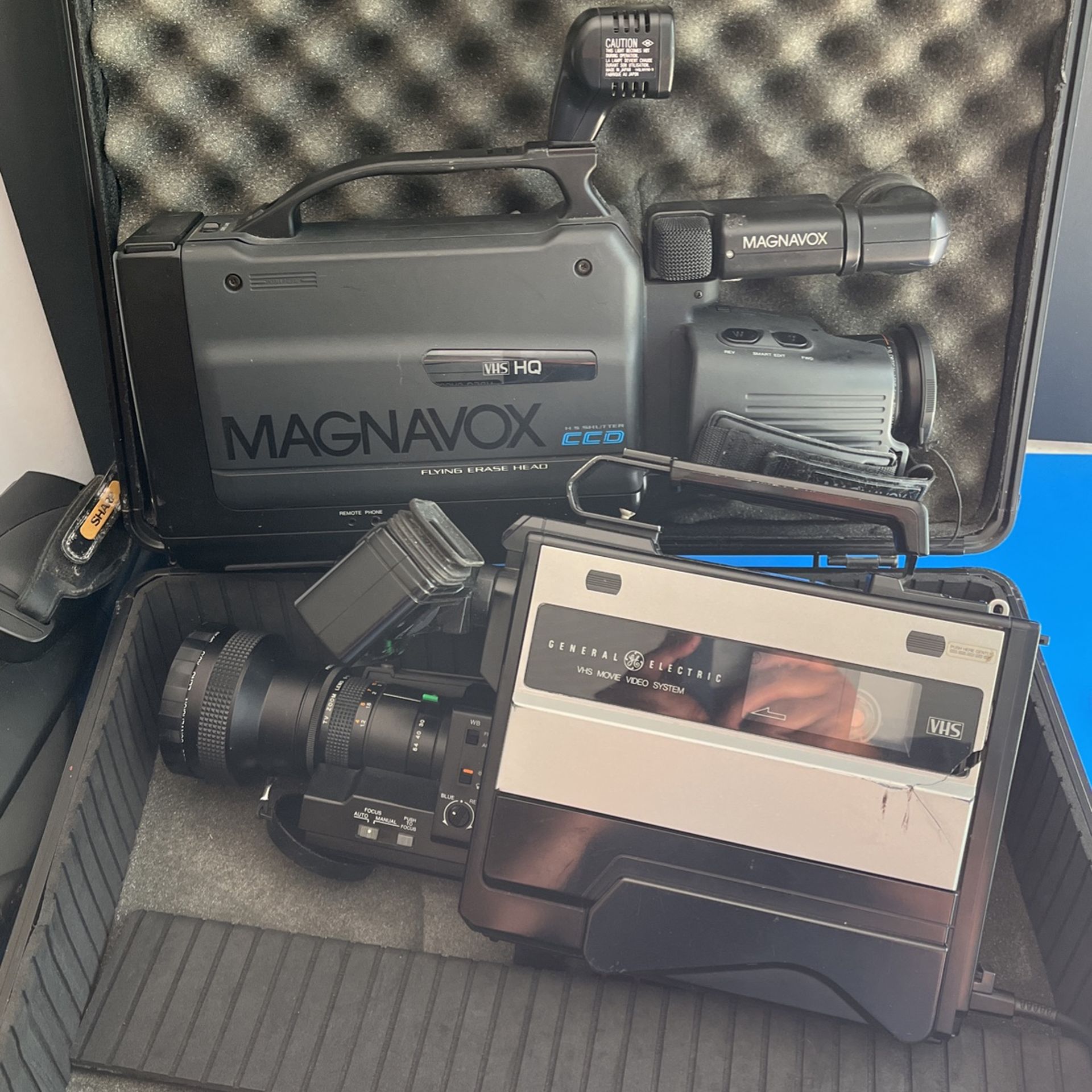 Old Vhs Cameras Equipment