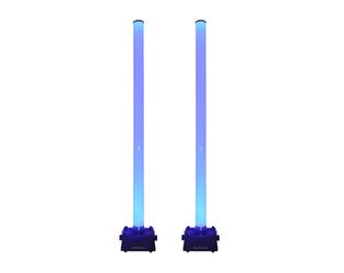 JMAZ MAD PAR SABER 2PK, 360° Round Tube Acrylic Illumination Tower - 2 Pack