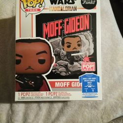 Funko Pop Tees Star Wars Mandalorian Moff Gideon 2 Pack 1 Pop Figure And 1 Size Large T Shirt New In Box Mint Condition 
