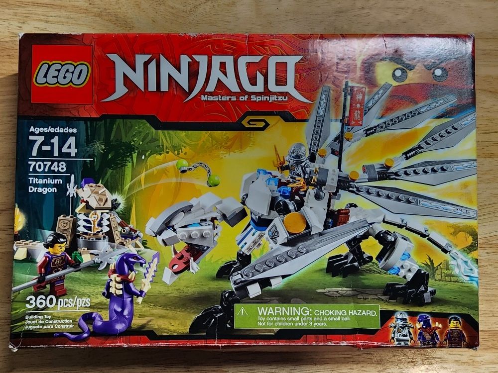 LEGO NINJAGO TITANIUM DRAGON 70748 NEW