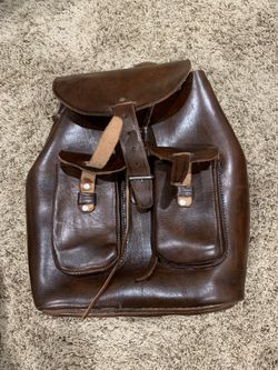 Leather Backpack