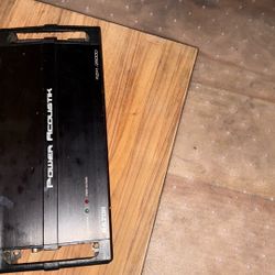 Power Acoustik RZR1-2500D Razor Series Subwoofer 1-Channel Amplifier. 