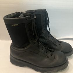 MEN'S DURASHOCKS® LACE-TO-TOE SIDE ZIP BOOT size 8.5 Medium shoe width 50$