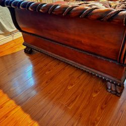 Very Nice & Sturdy Solid Wood Bed