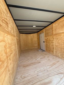 Trailer enclosed 7 x 14 polycore 0.80 titanium Cargo Financiado have Delivery we can take trading