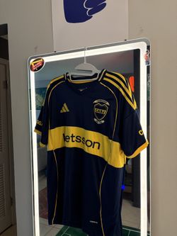 Boca Juniors Adidas Jersey – Navy/Yellow (Fan Version, Size XL)