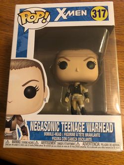 Funko Pop X-Men Negosonic Teenage Warhead ”   #317 Vinyl Figure.  Brand New Never Opened. Mint condition .  Has been on display in a cabinet with a Fu