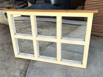 Window Pane Mirror