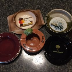 Vintage 1960’s,70’s & 80’s ashtray - lot of 6