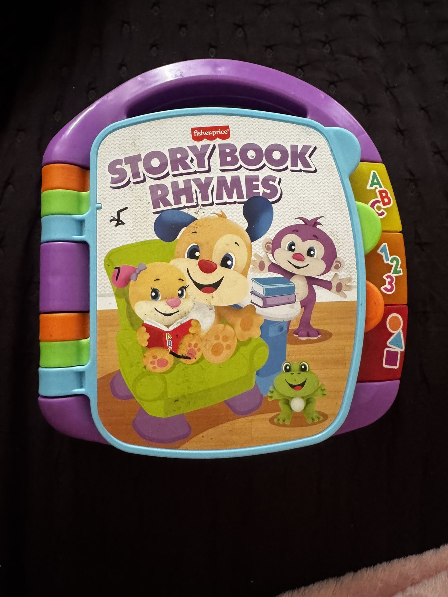 Fisher-Price Laugh & Learn Storybook Rhymes Musical Electronic Learning Toy for Baby & Toddler