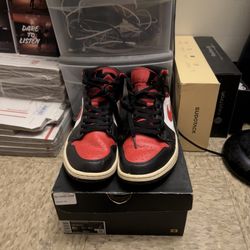 Jordan 1 Mid Size 10.5 With Box