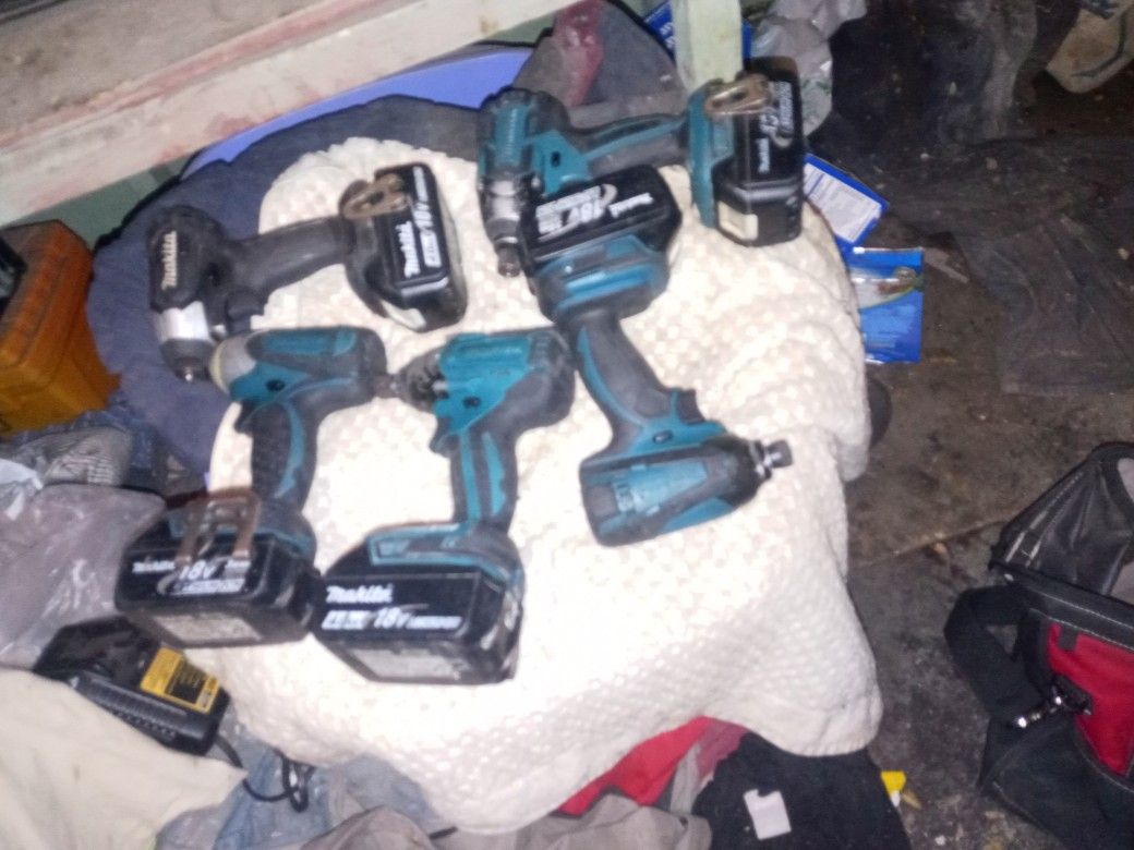 Makita s Driles $80. Cadau 1
