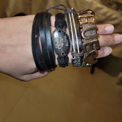 Leather Bracelts