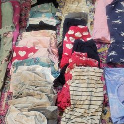 65 Pieces Girl Clothes 3 4age