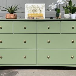 Sage Green Dresser Wood Dresser