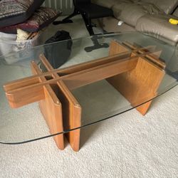 Glass Coffee Table Set