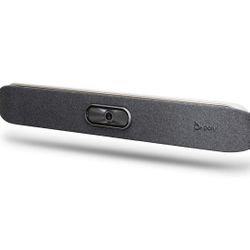 Poly - Studio X30 (Polycom) - 4K Video & Audio Bar - Conferencing System for Small Meeting Rooms - Works with Teams, Zoom & More
