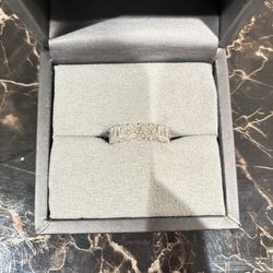 Custom Radiant Cut Eternity Band Ring