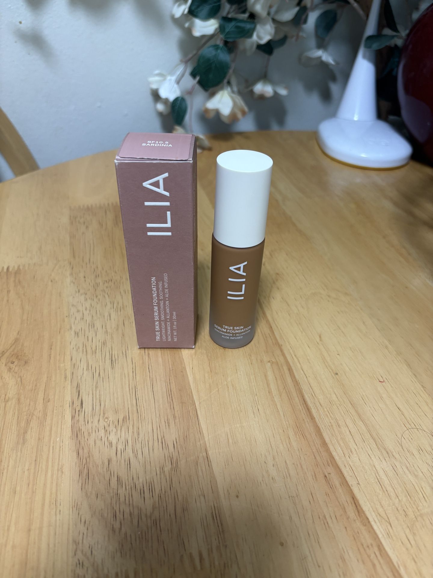 Ilia True Skin Serum Foundation~SF 10.5 Sardinia ~ BNIB Authentic Full Sz 1fl Oz