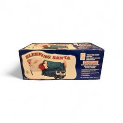 VTG 90s Telco Sleeping Santa Animated Christmas Motion Snoring Whistling Motion-ettes