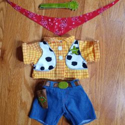 Woody From Toy Story Cowboy  Build-A-Bear Outfit