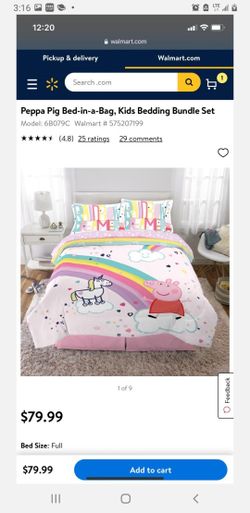 Peppa Pig Full Size Bedding Set