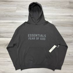 Fear of God Essentials Hoodie ‘Off Black’