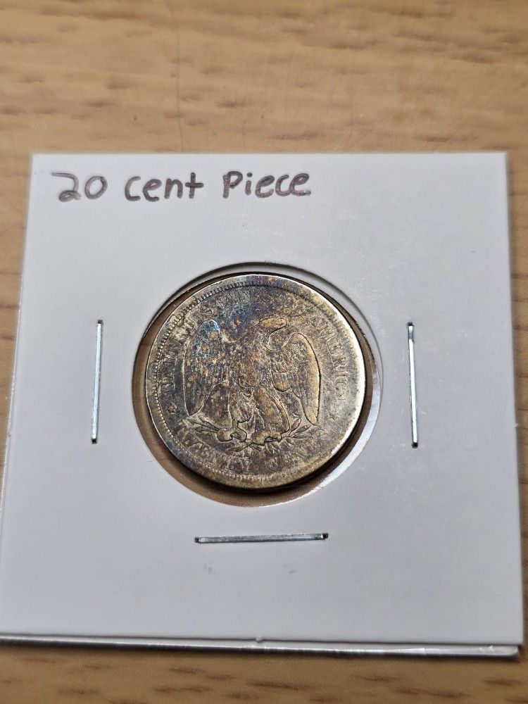 1875 S 20 Cent Piece