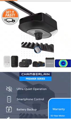New belt camera garage door opener