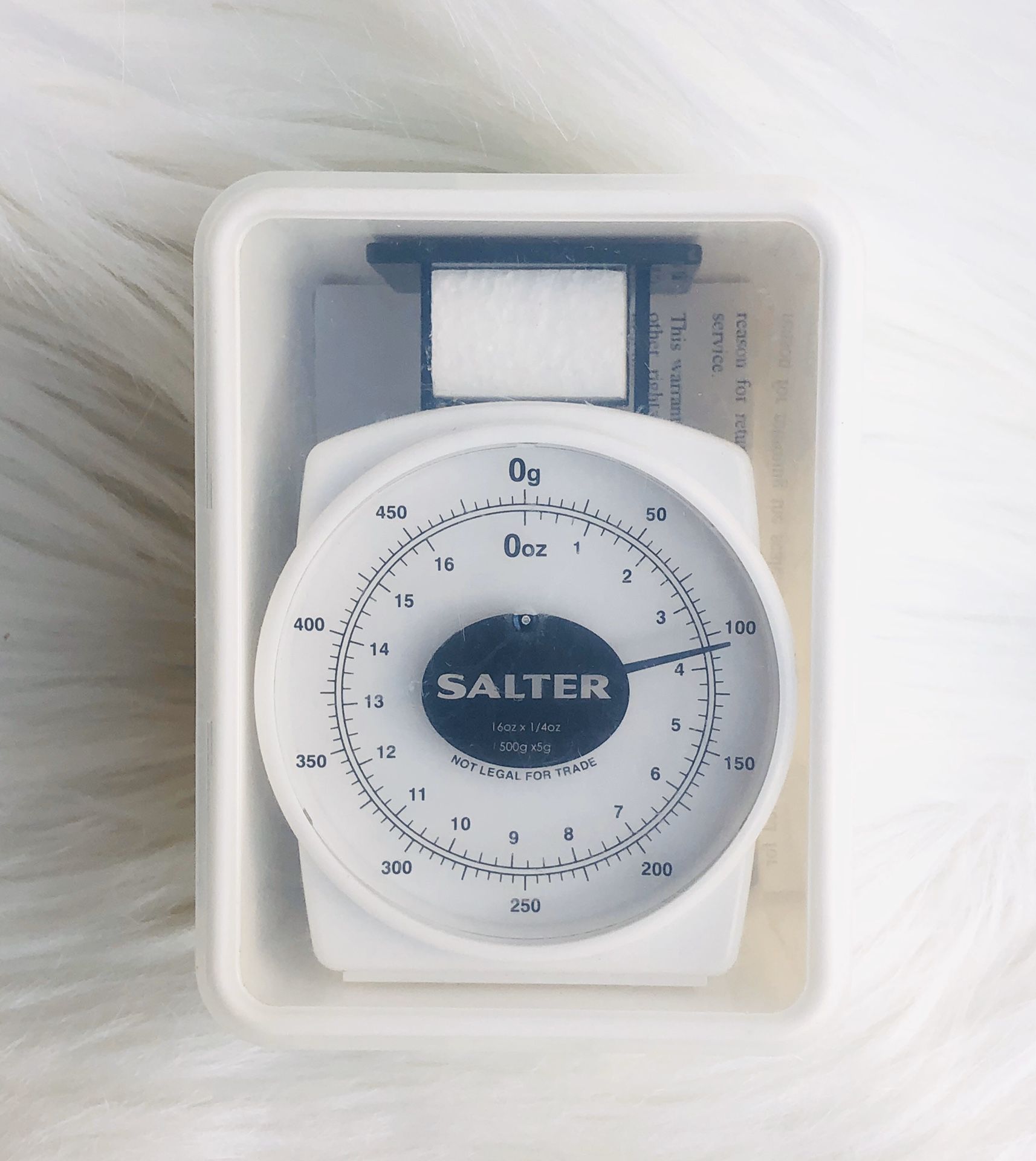 Food Scale Salter- Diet Scale 16 oz. with Storage Container Weight Control , (New)