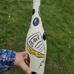 Olive Oil Bottle By Clay Art