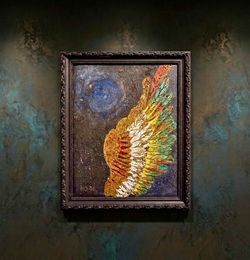 The Rainbow’s Edge- Acrylic & Texture Original Painting -