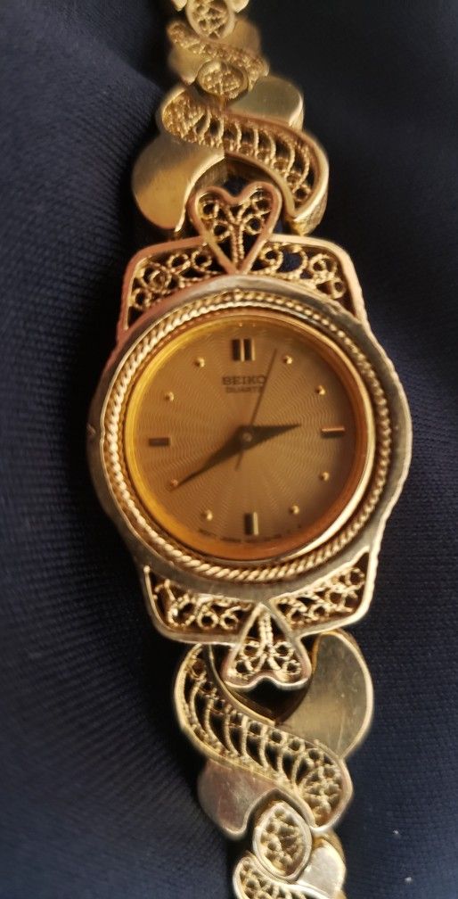 14k Gold Ladies Woman Solid Watch $1850