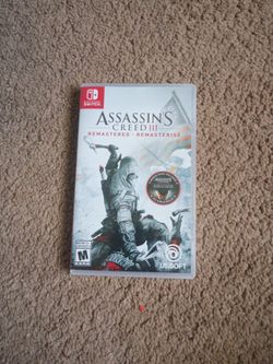 Nintendo switch assassin's Creed III (remastered)