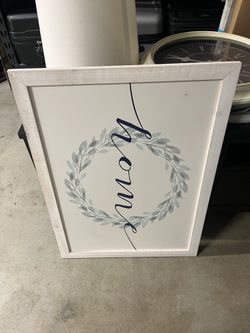 Hanging home decor picture