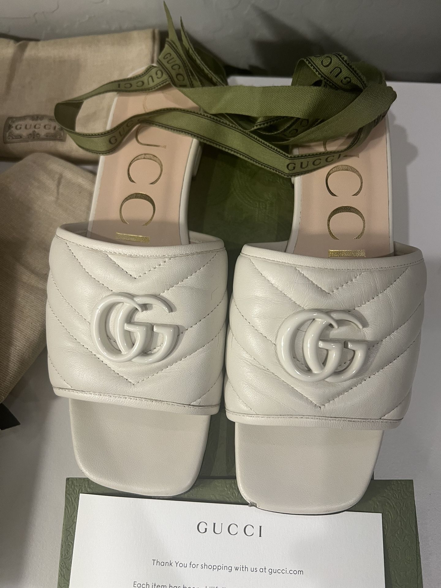 GUCCI Jolie Slides Size 37 - Authentic