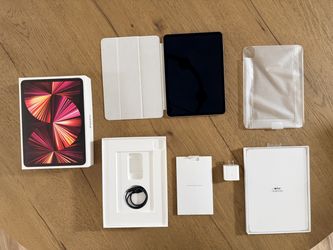 iPad Pro 11” M1 128GB WiFi | Box + Charger + Pencil + Folio | One Owner