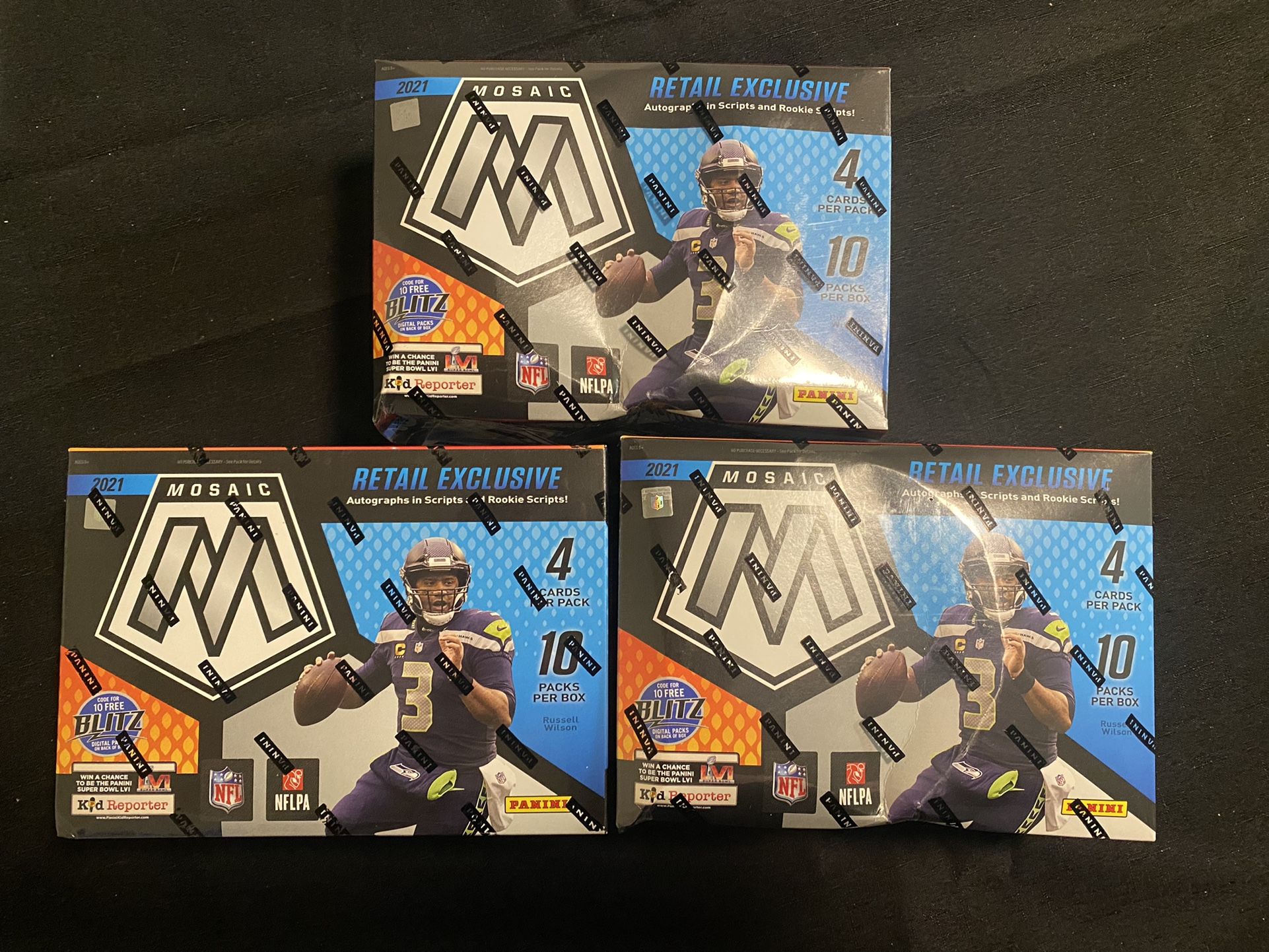 2021 Panini Mosaic Football Mega Box (Target)