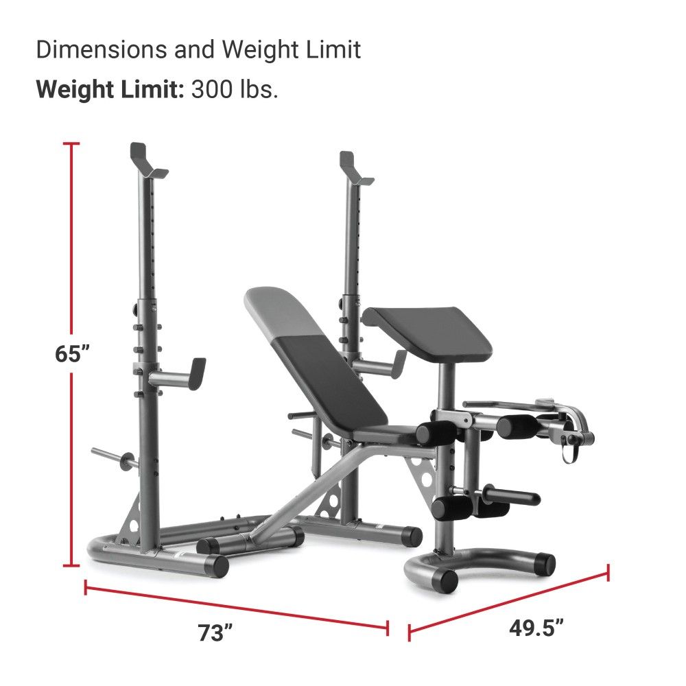 Wieder weight bench and rack