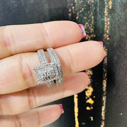 10k Diamond Wedding Set 
