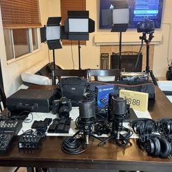 🎥 COMPLETE PRO STUDIO BUNDLE — LIKE NEW!