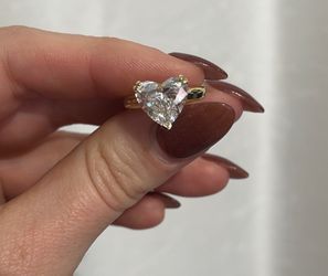 4.04ct IGI Certified Cvd Diamond Engagement Ring 18k Gold