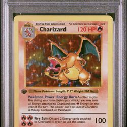 PSA 7 1st Edition Shadowless Charizard 