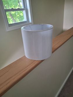 White drum lampshade