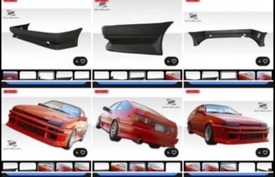 1986 Toyota Corolla Fiber Glass Kit